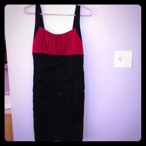 Little black and red dress!